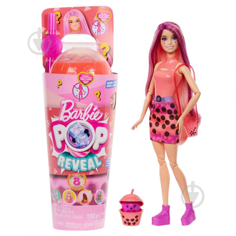 Кукла Barbie "Pop Reveal" серии "Крутые Бабл-ти" – моти манго HTJ22 - фото 1