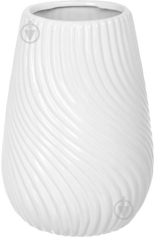 Ваза Luna Волна 20,5 см белый 20,5 см - фото 1