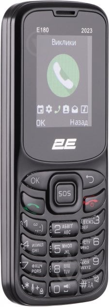 Мобильный телефон 2E E180 2023 Dual SIM black 688130251044 - фото 3