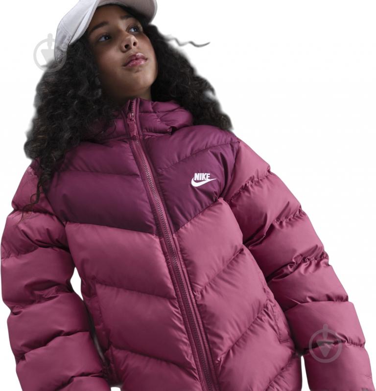 Пуховик дитячий зимовий Nike K NSW TF ADP Puffer Colorblock IB6164-634 р.L рожевий - фото 10 Пуховик дитячий зимовий Nike K NSW TF ADP Puffer Colorblock IB6164-634 р.L рожевий - фото 10