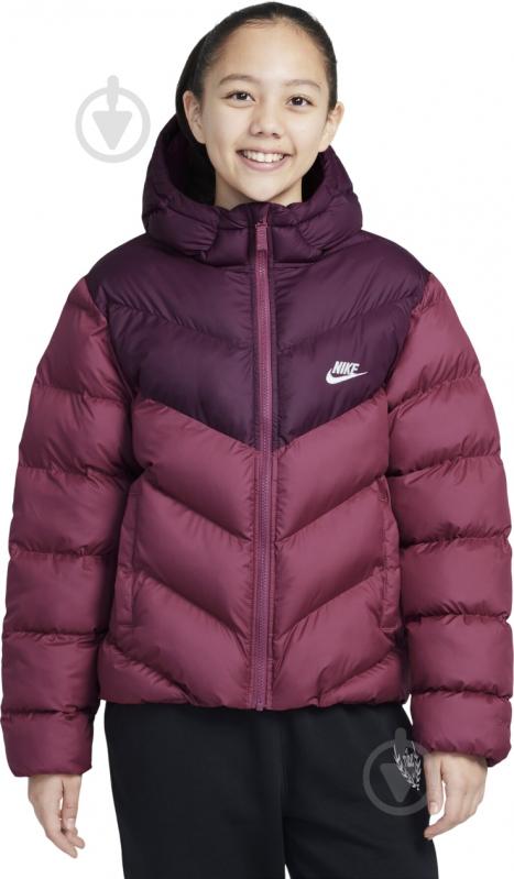 Пуховик дитячий зимовий Nike K NSW TF ADP Puffer Colorblock IB6164-634 р.M рожевий - фото 3 Пуховик дитячий зимовий Nike K NSW TF ADP Puffer Colorblock IB6164-634 р.M рожевий - фото 3
