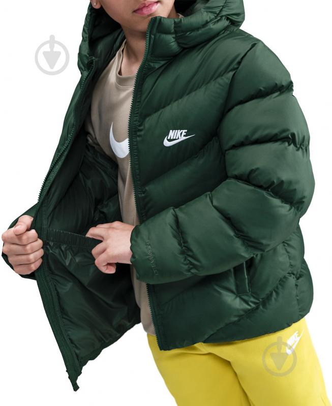 Пуховик детский зимний Nike K NSW TF ADP Puffer HQ4976-323 р.M зеленый - фото 7 Пуховик детский зимний Nike K NSW TF ADP Puffer HQ4976-323 р.M зеленый - фото 7