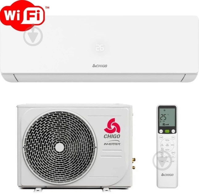 Мультиспліт-система CHIGO CS-25V3G-G3A02A DC R32 WI-FI - фото 2