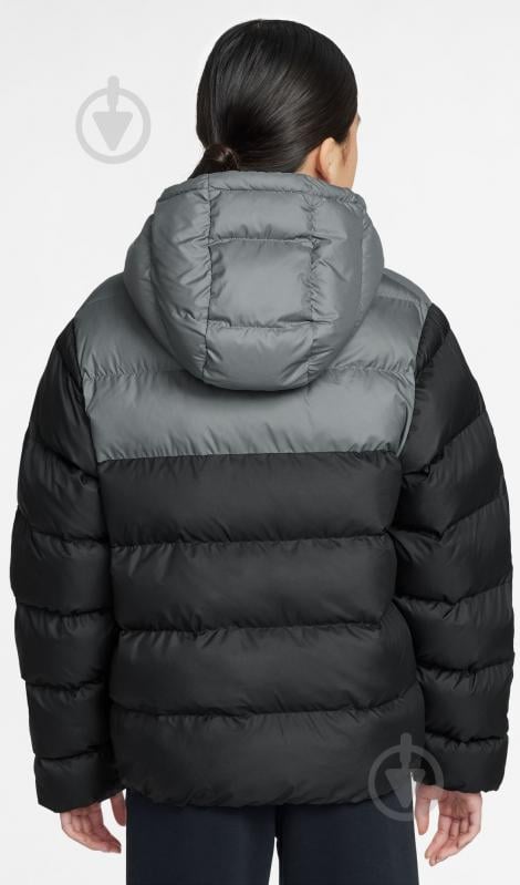 Пуховик дитячий зимовий Nike K NSW TF ADP Puffer Colorblock IB6164-010 р.M чорний - фото 9 Пуховик дитячий зимовий Nike K NSW TF ADP Puffer Colorblock IB6164-010 р.M чорний - фото 9