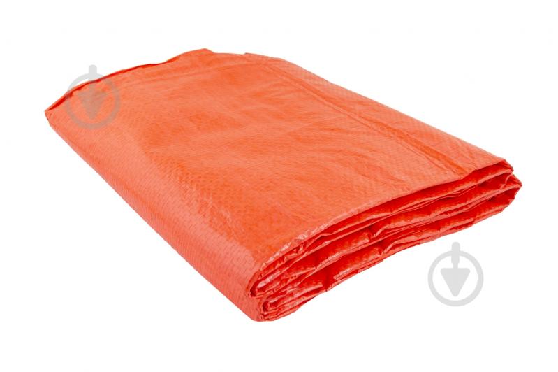 Тент универсальный MasterTool 5x8 м оранжевый - фото 1 Тент универсальный MasterTool 5x8 м оранжевый - фото 1