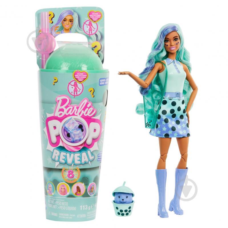 Кукла Barbie "Pop Reveal" серии "Крутые Бабл-ти" – зеленый чай HTJ21 - фото 1