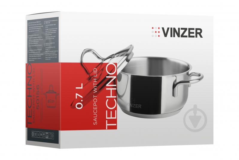 Кастрюля с крышкой Vinzer TECHNO 50156 - фото 3 Кастрюля с крышкой Vinzer TECHNO 50156 - фото 3