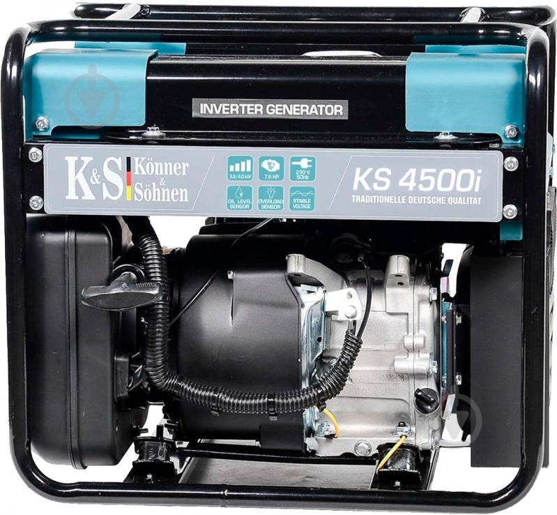 Генератор бензиновый Konner&Sohnen 3,8 кВт / 4 кВт 220 В KS 4500i - фото 2