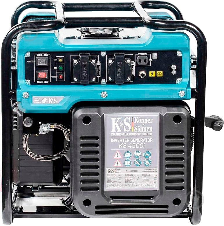 Генератор бензиновый Konner&Sohnen 3,8 кВт / 4 кВт 220 В KS 4500i - фото 3