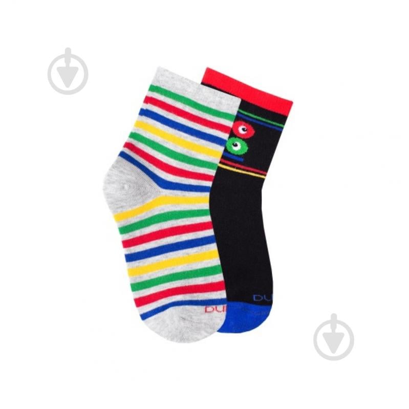 Набор носков унисекс Duna 2 пары 1504 р. 16–18 разноцветный - фото 1