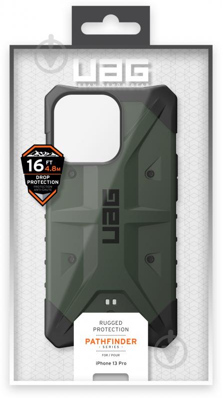 Чохол UAG Pathfinder для Apple iPhone 13 Pro olive (113157117272) - фото 3 Чохол UAG Pathfinder для Apple iPhone 13 Pro olive (113157117272) - фото 3