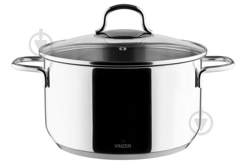 Кастрюля с крышкой Vinzer TECHNO 50163 - фото 1 Кастрюля с крышкой Vinzer TECHNO 50163 - фото 1