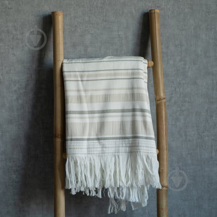 Пештемаль AISHA 100x150 см бежево-оливковий BILTEX - фото 3