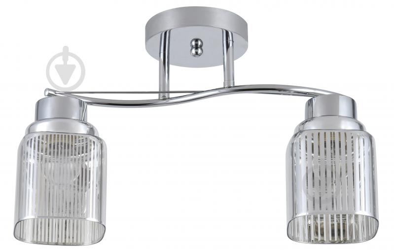Люстра стельова Sensio Rhea 2x40 Вт E27 хром ALG-07872/2 - фото 2