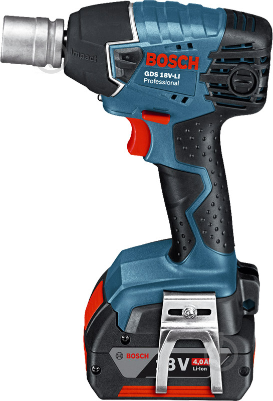 Гайковерт ударний акумуляторний Bosch Professional GDS 18 V-LI 06019A1S0B - фото 2