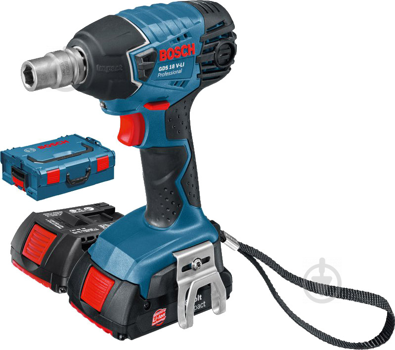 Гайковерт ударний акумуляторний Bosch Professional GDS 18 V-LI 06019A1S0B - фото 4