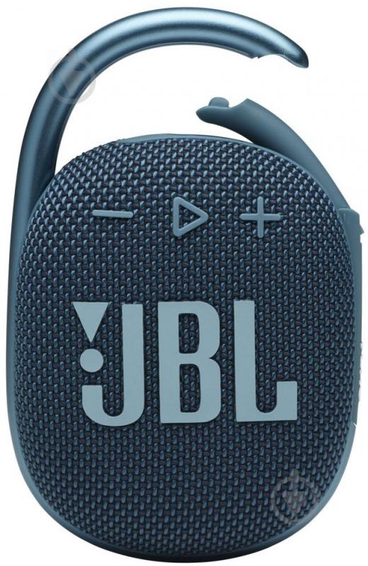 Портативна колонка JBL Clip 4 1.1 blue (JBLCLIP4BLU) - фото 1