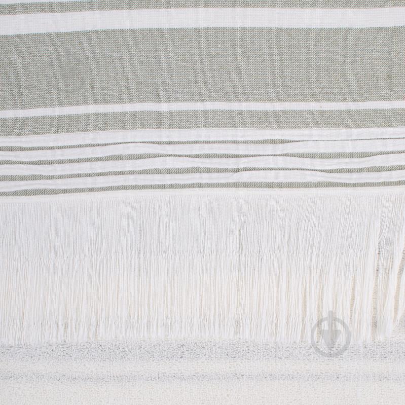 Пештемаль AISHA 100x150 см оливковий BILTEX - фото 3 Пештемаль AISHA 100x150 см оливковий BILTEX - фото 3