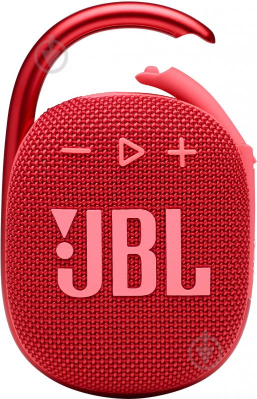 Портативная колонка JBL Clip 4 1.1 red (JBLCLIP4RED) - фото 1