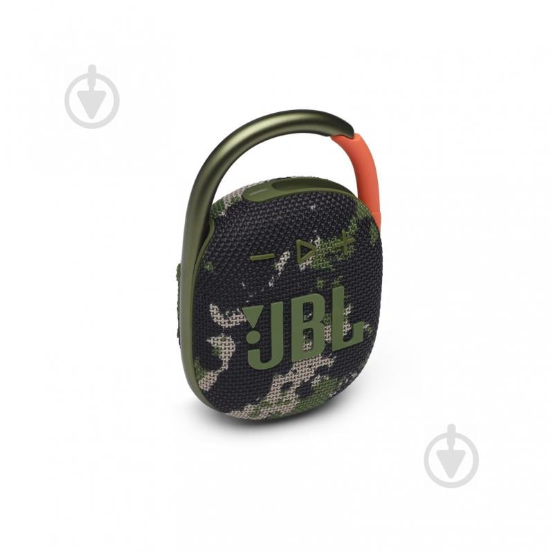 Портативна колонка JBL Clip 4 1.1 green camo (JBLCLIP4SQUAD) - фото 2