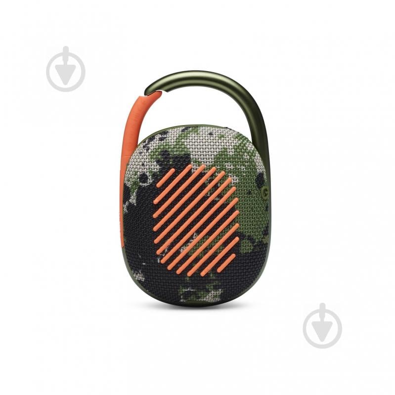 Портативна колонка JBL Clip 4 1.1 green camo (JBLCLIP4SQUAD) - фото 5