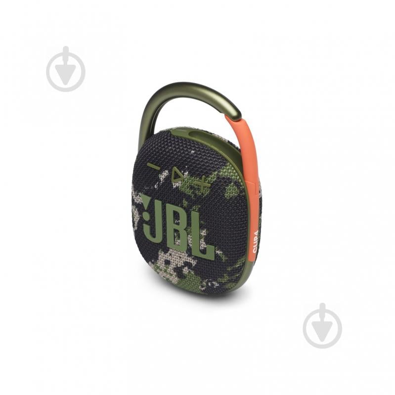 Портативна колонка JBL Clip 4 1.1 green camo (JBLCLIP4SQUAD) - фото 6