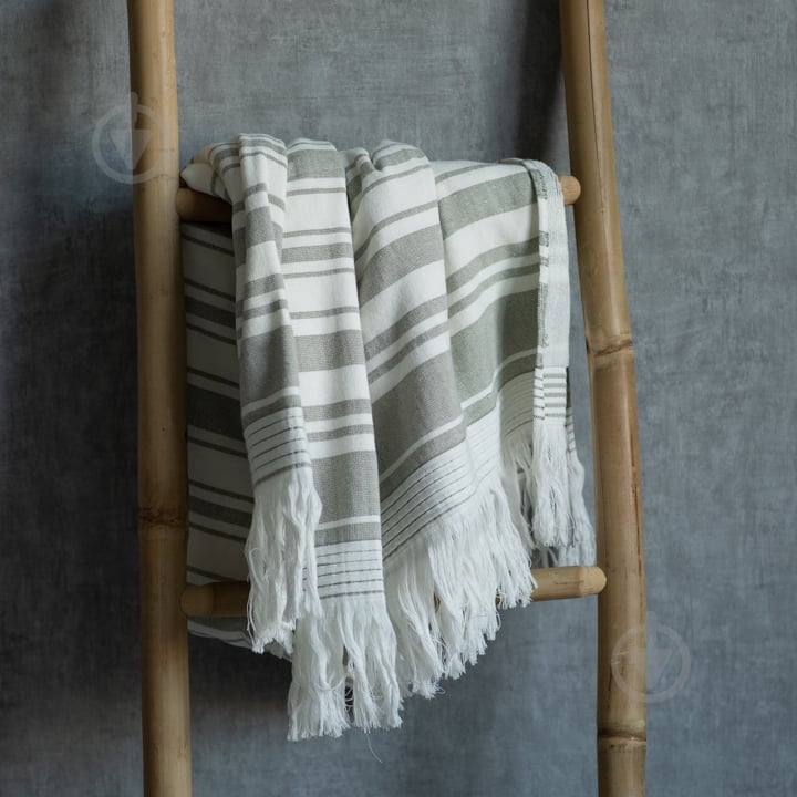 Пештемаль AISHA 70x140 см оливковий BILTEX - фото 3 Пештемаль AISHA 70x140 см оливковий BILTEX - фото 3