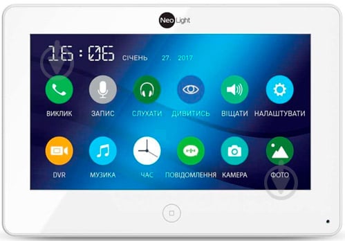 Відеодомофон NeoLight Alpha 7" TFT LCD 800x480 - фото 1