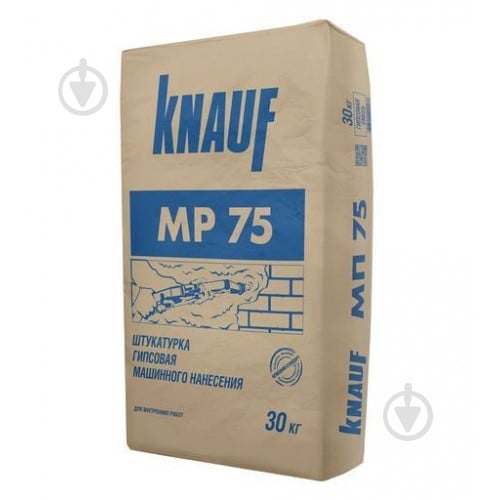 Штукатурка Knauf гипсовая MP 75 машинного нанесения (UA) 30 кг - фото 1