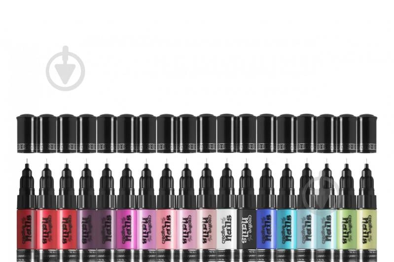 Лак для ногтей Creative Nails черный + белый - фото 5 Лак для ногтей Creative Nails черный + белый - фото 5