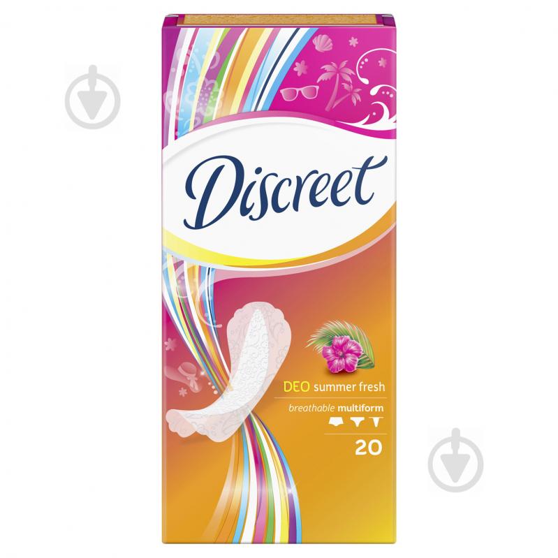 Прокладки ежедневные Discreet Deo Summer Fresh multiform normal 20 шт. - фото 3