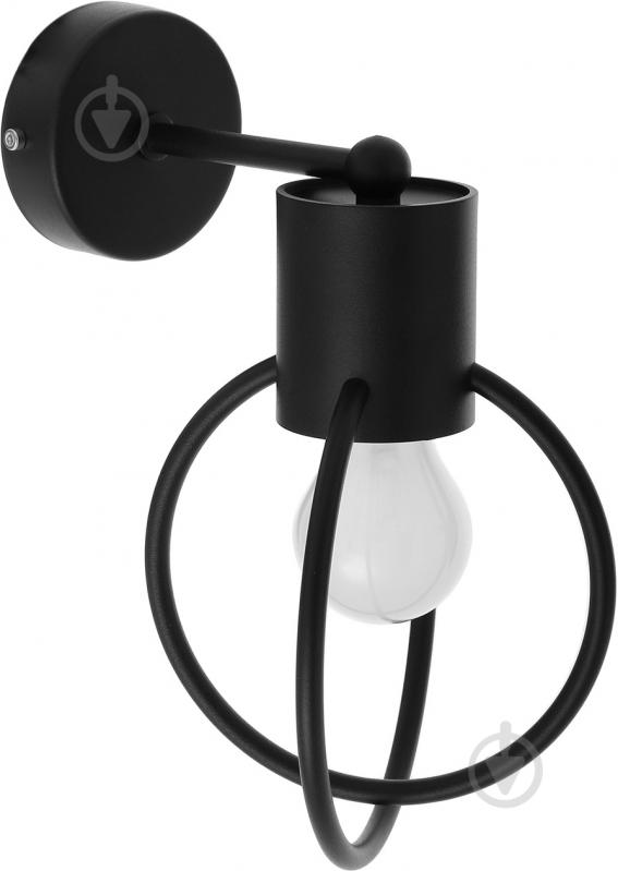 Бра Sigma Aura kolo 1x60 Вт E27 черный 31094 - фото 1