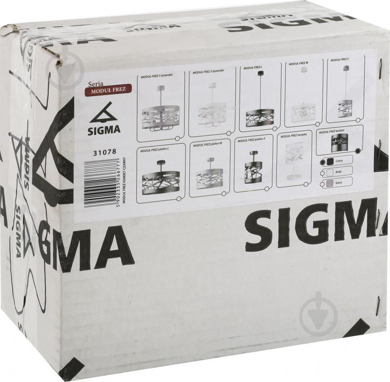 Бра Sigma Modul Frez 1x60 Вт E27 черный 31078 - фото 3