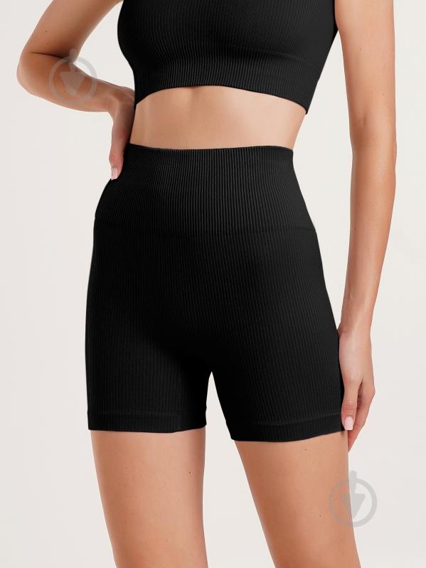 Шорти Giulia SHORTS RIB SHAPE р. S/M чорний - фото 2 Шорти Giulia SHORTS RIB SHAPE р. S/M чорний - фото 2