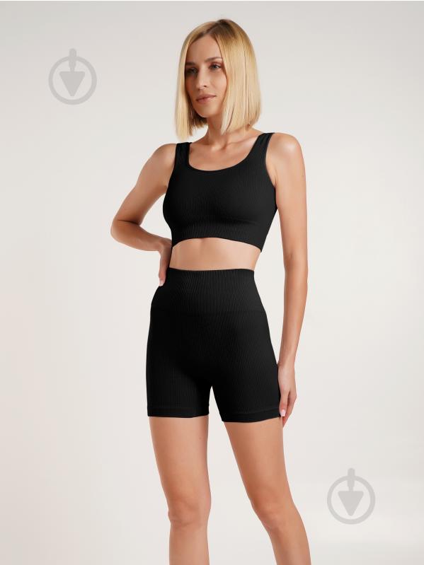 Шорти Giulia SHORTS RIB SHAPE р. S/M чорний - фото 4 Шорти Giulia SHORTS RIB SHAPE р. S/M чорний - фото 4