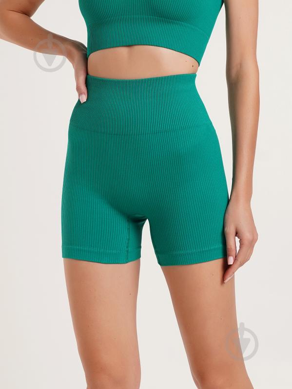 Шорты Giulia SHORTS RIB SHAPE р. S/M изумрудный - фото 2