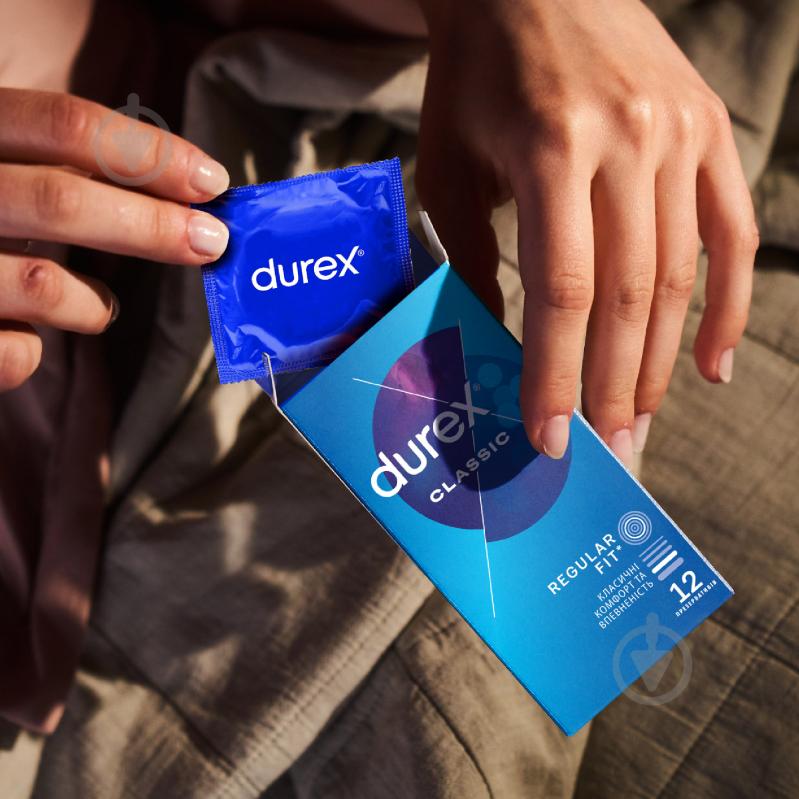 Презервативи Durex Сlassic з силіконовою змазкою 12 шт. - фото 3