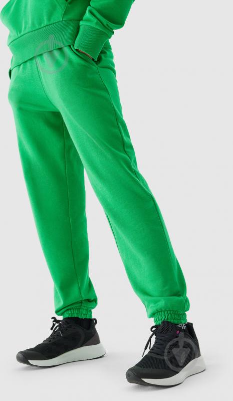 Штани 4F TROUSERS CAS F426 4FJAW23TTROF426-41S р. 146 зелений - фото 4