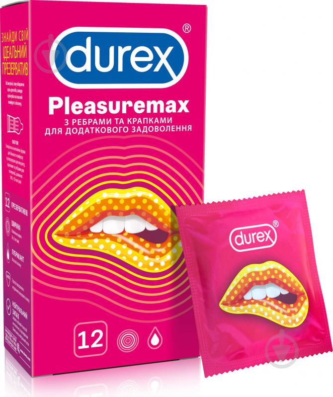 Презервативи Durex Pleasuremax 12 шт. - фото 1