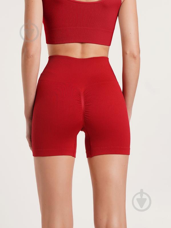 Шорты Giulia SHORTS RIB SHAPE р. S/M темно-красный - фото 3