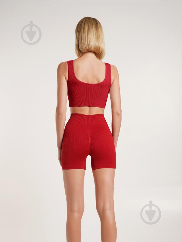 Шорты Giulia SHORTS RIB SHAPE р. S/M темно-красный - фото 5