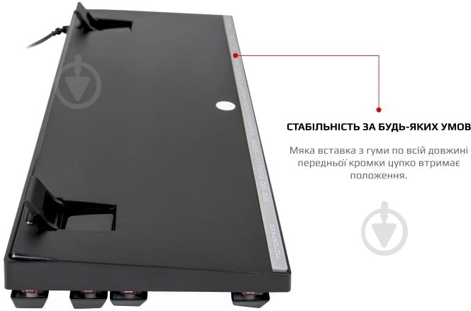 Клавиатура Motospeed K82 Outemu Red (mtk82mr) black - фото 6