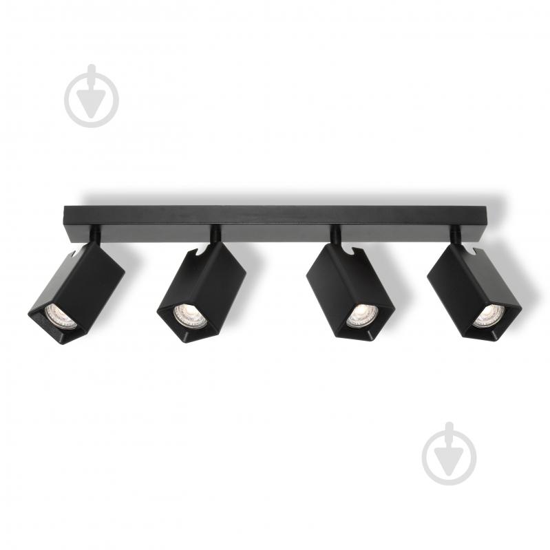 Спот Osram Angular 4xGU10 чорний - фото 1 Спот Osram Angular 4xGU10 чорний - фото 1