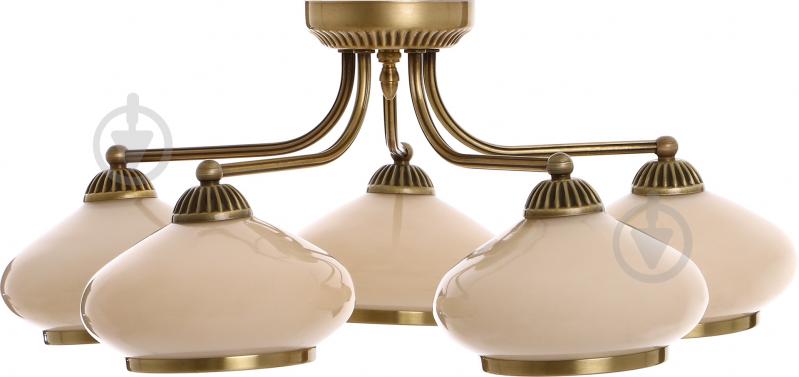 Люстра потолочная TK Lighting Aladyn 5x60 Вт E27 патина 1715 - фото 2
