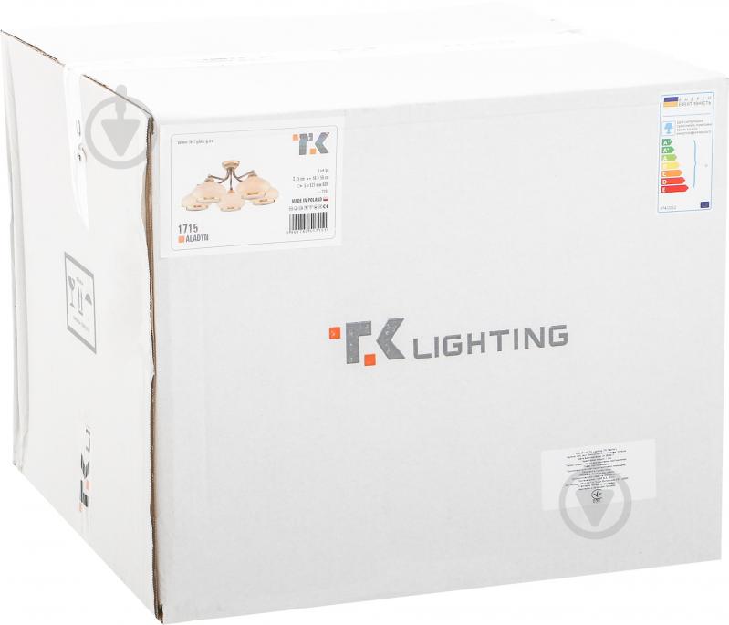Люстра потолочная TK Lighting Aladyn 5x60 Вт E27 патина 1715 - фото 3