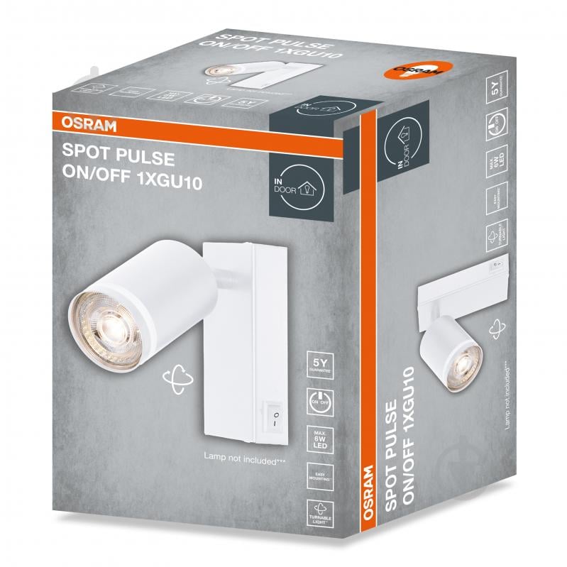 Спот Osram 1xGU10 белый LED Spot on/off pulse 1 W - фото 3 Спот Osram 1xGU10 белый LED Spot on/off pulse 1 W - фото 3