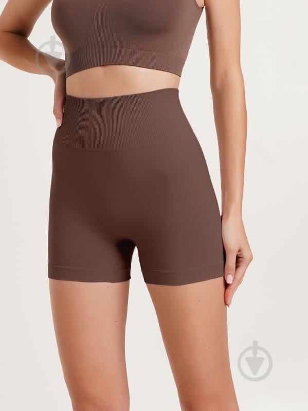 Шорты Giulia SHORTS SHAPE р. L/XL коричневый - фото 2 Шорты Giulia SHORTS SHAPE р. L/XL коричневый - фото 2