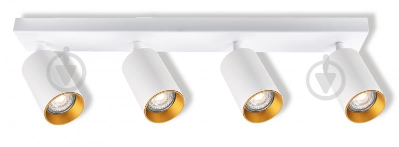 Спот Osram Eternal 4xGU10 белый с золотистым - фото 1