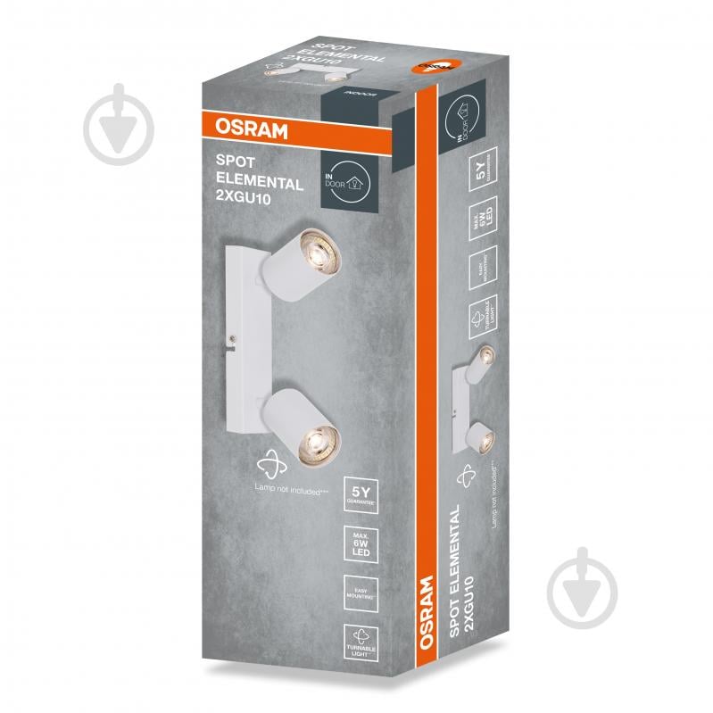 Спот Osram Elemental 2xGU10 белый - фото 3