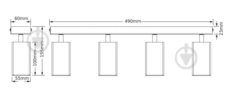 Спот Osram Angular 4xGU10 белый - фото 3 Спот Osram Angular 4xGU10 белый - фото 3
